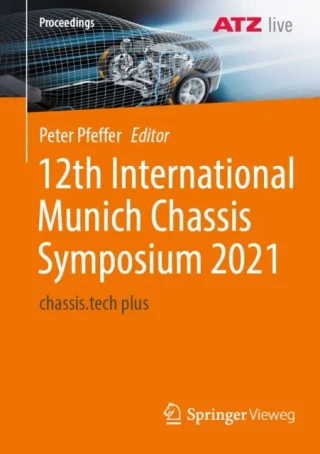 12th International Munich Chassis Symposium 2021 by Peter Pfeffer