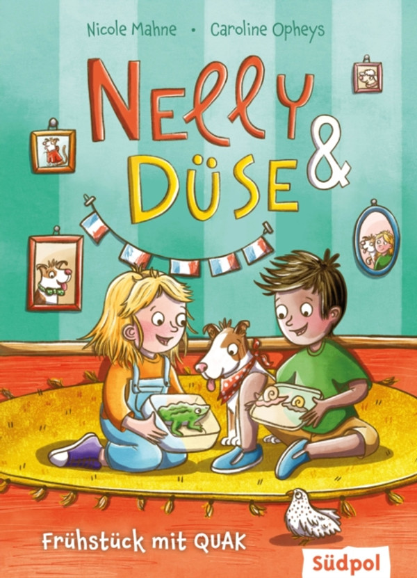 Nelly & Düse - Frühstück mit QUAK: Lesespaß mit Max, Nelly und ihrem Hund Düse – lustig buntes Kinderbuch ab 7 Jahre für Mädchen und Jungen