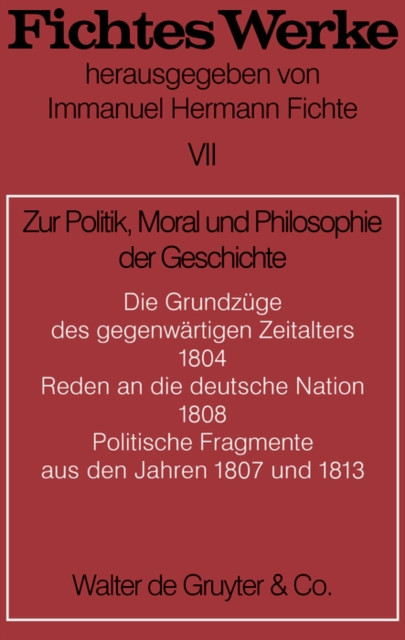 Zur Politik, Moral und Philosophie der Geschichte