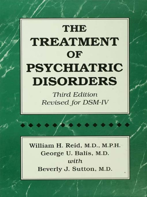 Treatment Of Psychiatric Disorders
