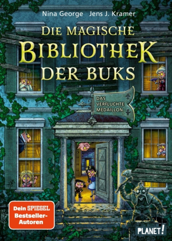Die magische Bibliothek der Buks 2: Das verfluchte Medaillon: Spannend-skurriles Fantasy-Abenteuer über die Macht der Bücher