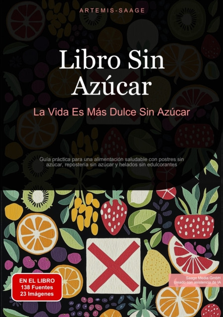 Libro Sin Azúcar: La Vida Es Más Dulce Sin Azúcar: Guía práctica para una alimentación saludable con postres sin azúcar, repostería sin azúcar y helados sin edulcorantes