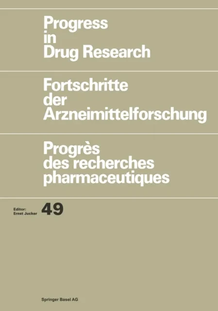 Progress in Drug Research by Richard M. Eglen | Mont R. Juchau | Gillian Edwards | Arthur H. Weston | Helen Wise | M. D. Murray | D. Craig Brater | Olivier Valdenaire | Philippe Vernier | Annemarie Polak