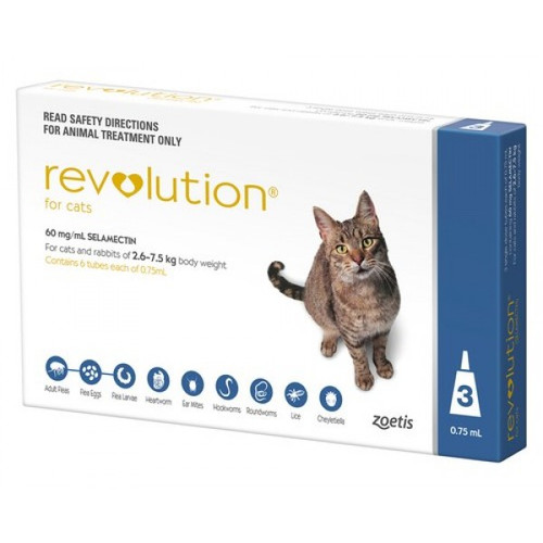 <p style="text-align: justify;">For a fast working, effective flea treatment for cats, try Revolution Blue for Cats.</p>
