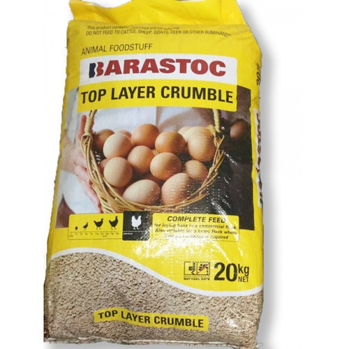 A higher protein level to help your bird achieve her laying potential.
Added fine and coarse limestone particles to support the development of strong eggshells.
Finely milled ingredients are pressed into a pellet for ease of feeding and to decrease wastage caused by selective feeding.