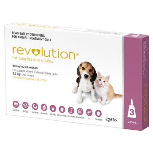 <p style="text-align: justify;">For a fast working effective flea treatment for little pups and kittens try&nbsp;<strong>Revolution Pink</strong></p>