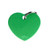 APPLE GREEN ID Tag Basic collection Big Heart Red in Aluminum