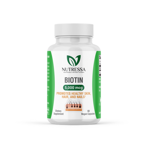 Nutressa® - Biotin 5,000 mcg Veg Caps