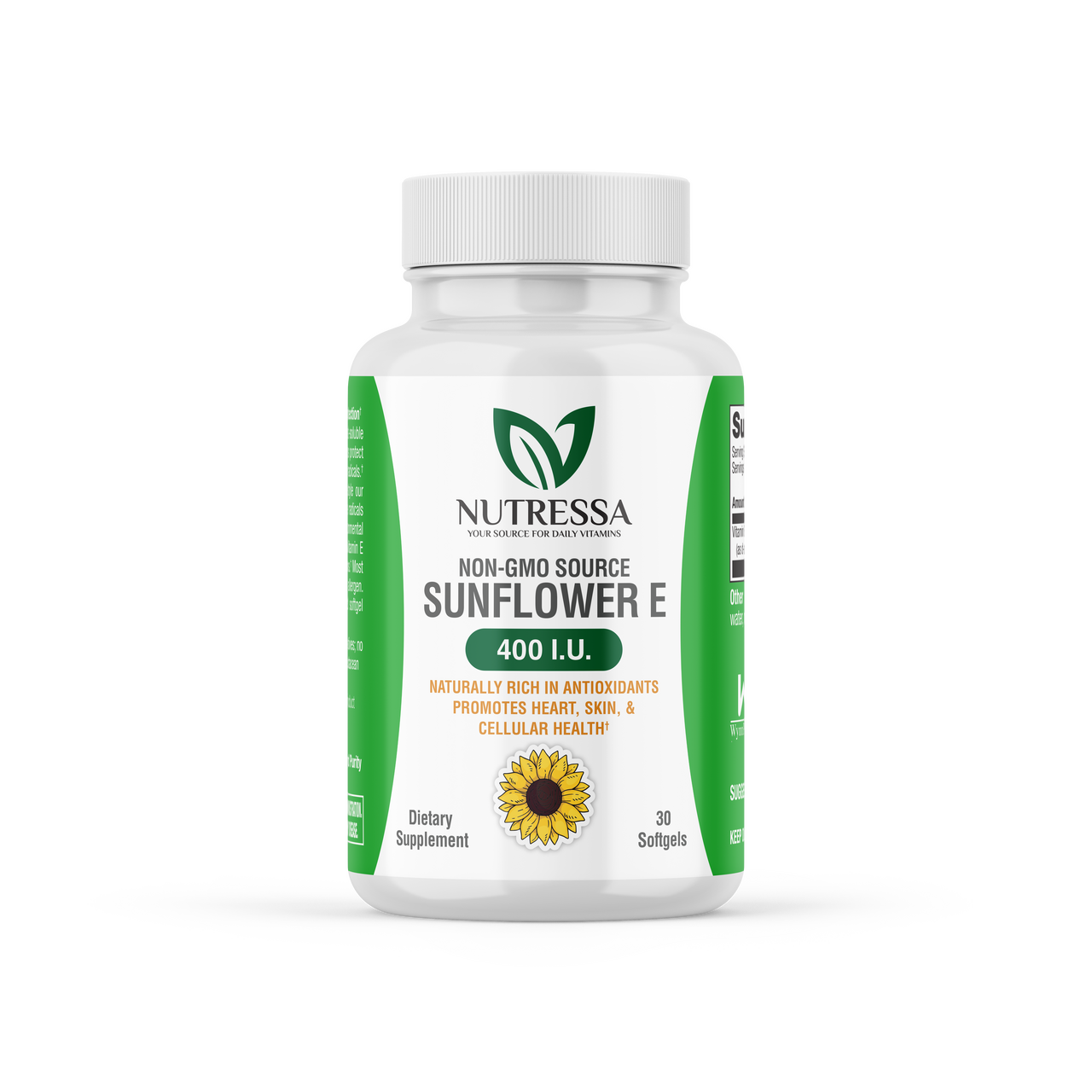 Nutressa® - Non-GMO Sunflower E 400 IU Softgels