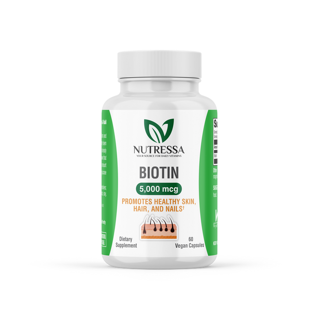 Nutressa® - Biotin 5,000 mcg Veg Caps
