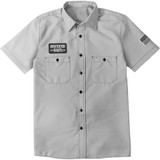 American Biker Abbsam17St8Sb2R Shirt Shop Biker Sam Gy/Bk 2X