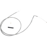 Drag Specialties Stainless Braided Throttle Cable - 52" Drag Specialties Stainless Braided Throttle Cable - 52"