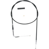 Drag Specialties Black Vinyl Throttle Cable - 54" Drag Specialties Black Vinyl Throttle Cable - 54"