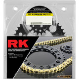 Chain And Sprocket Kit - 520 Aluminum Race - Gold - Triumph 675 Daytona/R 7061-068Dgx Chain And Sprocket Kit - 520 Aluminum Race - Gold - Triumph 675 Daytona/R 7061-068Dgx