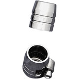 Drag Specialties Chrm Hose Clmap Grvd 1/4"
