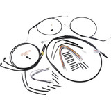 Burly Brand Complete Black Vinyl Handlebar Cable/Line Kit For Ape Hanger Handlebars - 12" B30-1197 Burly Brand Complete Black Vinyl Handlebar Cable/Line Kit For Ape Hanger Handlebars - 12" B30-1197