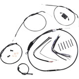 Burly Brand Extended Handlebar Cable And Brake Line Kit For Sportsters With Abs - 12" Ape Hanger Handlebars B30-1229 Burly Brand Extended Handlebar Cable And Brake Line Kit For Sportsters With Abs - 12" Ape Hanger Handlebars B30-1229