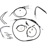 Burly Brand Handlebar Cable And Brake Line Kit For Wide Glide Gorilla Handlebars - 12" B30-1214 Burly Brand Handlebar Cable And Brake Line Kit For Wide Glide Gorilla Handlebars - 12" B30-1214