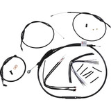 Burly Brand Extended Handlebar Cable And Brake Line Kit For Sportsters With Abs - 12" T-Bar Handlebars B30-1268 Burly Brand Extended Handlebar Cable And Brake Line Kit For Sportsters With Abs - 12" T-Bar Handlebars B30-1268