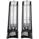 Ciro Filler Panel Light - Clear Lens - Red Leds - Black 40047 Ciro Filler Panel Light - Clear Lens - Red Leds - Black 40047