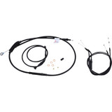 Burly Brand Jail Bar Cable Kit - 10" Handlebars - Black Vinyl B30-1135 Burly Brand Jail Bar Cable Kit - 10" Handlebars - Black Vinyl B30-1135