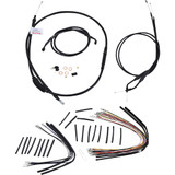 Burly Brand Jail Bar Cable Kit - 14" Handlebars - Black Vinyl B30-1141 Burly Brand Jail Bar Cable Kit - 14" Handlebars - Black Vinyl B30-1141