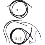 Burly Brand Complete Black Vinyl Handlebar Cable/Line Kit For Ape Hanger Handlebars - 13" - Abs B30-1234 Burly Brand Complete Black Vinyl Handlebar Cable/Line Kit For Ape Hanger Handlebars - 13" - Abs B30-1234