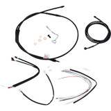 Burly Brand Complete Black Vinyl Handlebar Cable/Line Kit For Ape Hanger Handlebars - 18" - Abs B30-1178 Burly Brand Complete Black Vinyl Handlebar Cable/Line Kit For Ape Hanger Handlebars - 18" - Abs B30-1178
