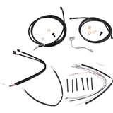 Burly Brand Complete Black Vinyl Handlebar Cable/Line Kit For Ape Hanger Handlebars - 18" - Abs B30-1181 Burly Brand Complete Black Vinyl Handlebar Cable/Line Kit For Ape Hanger Handlebars - 18" - Abs B30-1181