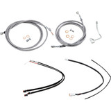 Burly Brand Complete Stainless Braided Handlebar Cable/Brake Line Kit - 18" Ape Hanger Handlebars B30-1169 Burly Brand Complete Stainless Braided Handlebar Cable/Brake Line Kit - 18" Ape Hanger Handlebars B30-1169