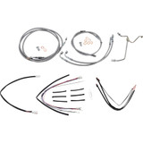 Burly Brand Complete Stainless Braided Handlebar Cable/Brake Line Kit - 18" Ape Hanger Handlebars B30-1157 Burly Brand Complete Stainless Braided Handlebar Cable/Brake Line Kit - 18" Ape Hanger Handlebars B30-1157