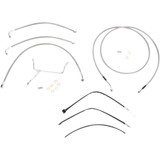 Burly Brand Complete Stainless Braided Handlebar Cable/Brake Line Kit - 13" Ape Hanger Handlebars B30-1117 Burly Brand Complete Stainless Braided Handlebar Cable/Brake Line Kit - 13" Ape Hanger Handlebars B30-1117