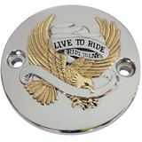 Drag Specialties Points Cover - Chrome/Gold/Black - M8 Drag Specialties Points Cover - Chrome/Gold/Black - M8