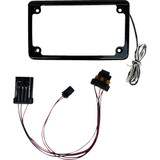 Custom Dynamics License Plate Frame - Led - W/ Tag Light - Black - Sxs Cd-Lpf-Rzrtrail Custom Dynamics License Plate Frame - Led - W/ Tag Light - Black - Sxs Cd-Lpf-Rzrtrail