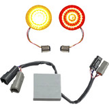Custom Dynamics Solid Amber Turn, Red Run/Brake W/ Brake Strobe For Softail Cd-Sts-Brk Custom Dynamics Solid Amber Turn, Red Run/Brake W/ Brake Strobe For Softail Cd-Sts-Brk