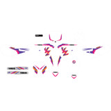 D'Cor Visuals 20-50-336 Graphic Kit Yz Retro Yz450