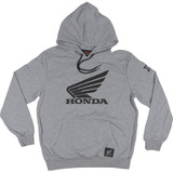 D'Cor Visuals Honda Wing Sweatshirt - Gray - 2Xl 85-204-5
