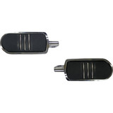 Drag Specialties Sweeper Foot Pegs - Chrome - Fx