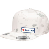 Factory Effex Suzuki Snapback Hat - Camo White 27-86406