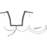Fat Baggers Inc. Handlebar Kit - Flat Top - 14" - Chrome 602314 Fat Baggers Inc. Handlebar Kit - Flat Top - 14" - Chrome 602314