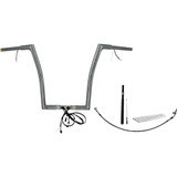 Fat Baggers Inc. Handlebar Kit - Flat Top - 16" - Chrome 712916 Fat Baggers Inc. Handlebar Kit - Flat Top - 16" - Chrome 712916
