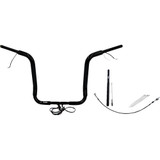 Fat Baggers Inc. Handlebar Kit - Pointed Top - 16" - Black 812416-B Fat Baggers Inc. Handlebar Kit - Pointed Top - 16" - Black 812416-B
