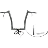 Fat Baggers Inc. Handlebar Kit - Pointed Top - 16" - Chrome 812916 Fat Baggers Inc. Handlebar Kit - Pointed Top - 16" - Chrome 812916
