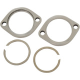 Drag Specialties Exhaust Flange Kit - Polished Stainless Steel