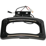 Custom Dynamics Dual-Led License Place Frame - Indian - Black Cd-Lp-Ind-B