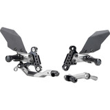Gilles Tooling Adjustable Rearset - Black/Chrome As31Gt3-Y15-B