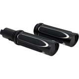 Arlen Ness 500-069 Grip Deep Cut Comfort Tbw Black