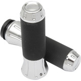 Drag Specialties Grips - Custom - Tbw - Chrome Drag Specialties Grips - Custom - Tbw - Chrome