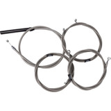 Handlebar Cable/Brake Line Kit - Complete - 18" - 20" Handlebars - Stainless La-8059Kt2-19 Handlebar Cable/Brake Line Kit - Complete - 18" - 20" Handlebars - Stainless La-8059Kt2-19