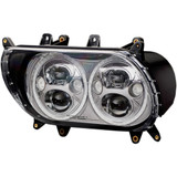 Custom Dynamics Headlight - Chrome - Fltr Cdtb-Rg-15-C